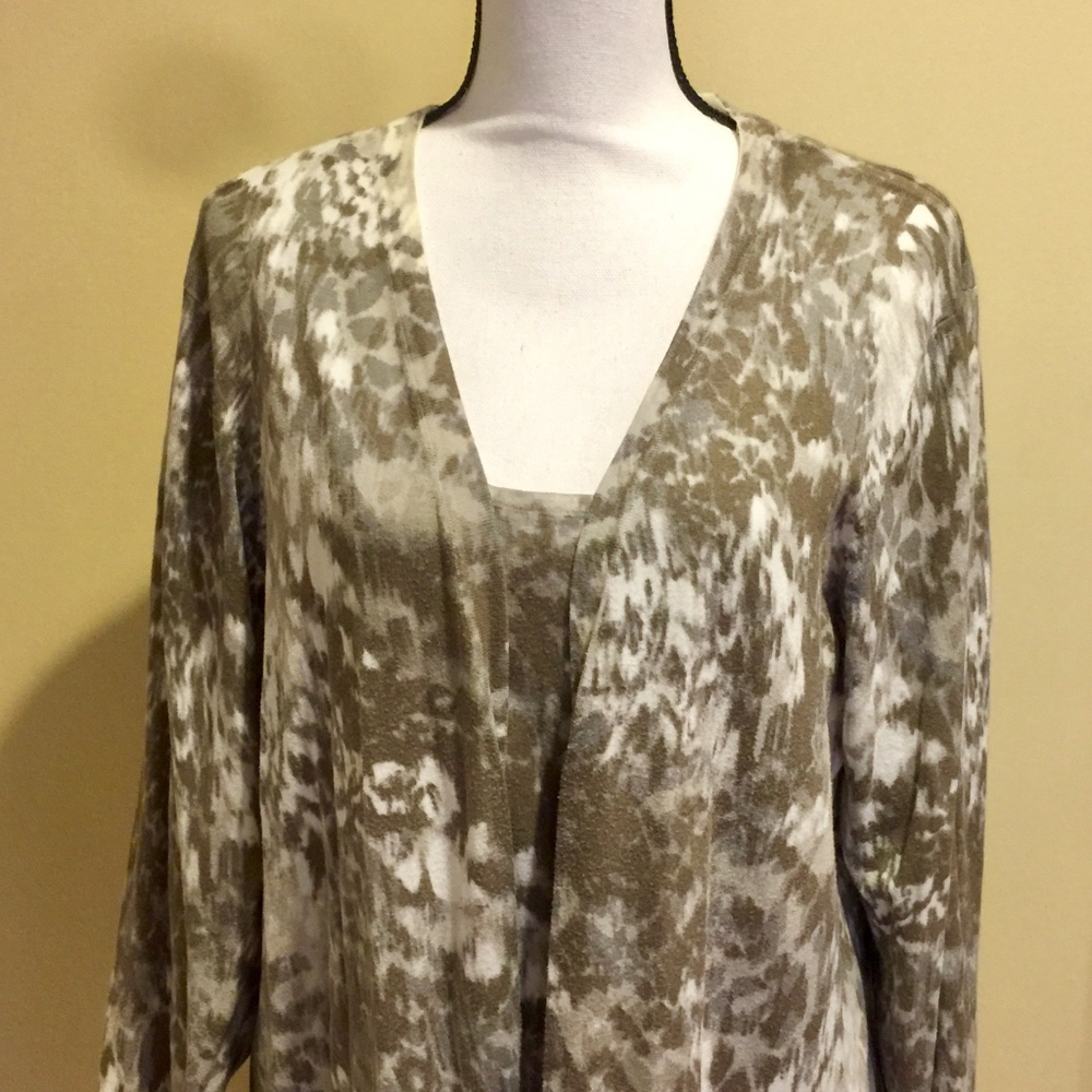 Chico's Cardigan Sweater and Matching Shell